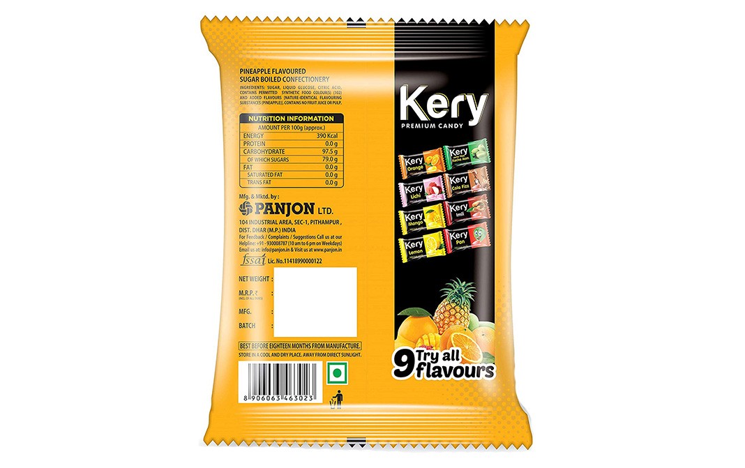 Kery Pineapple Delicious Candy    Pack  480 grams